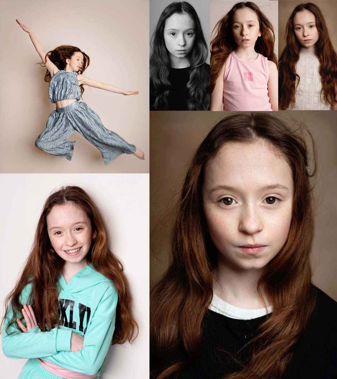 images of child headshot for acting and performing